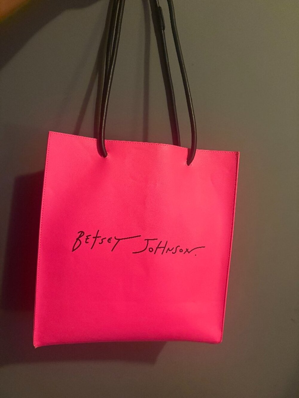 Betsey Johnson shopping tote bag (PU)